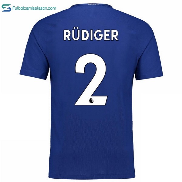 Camiseta Chelsea 1ª Rudiger 2017/18